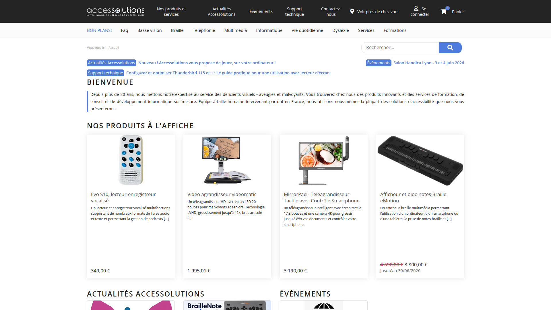 Accessolutions screenshot