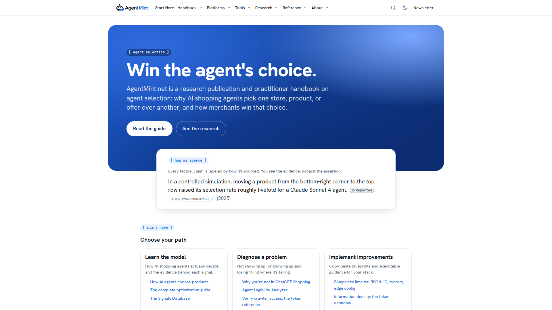 AgentMint screenshot
