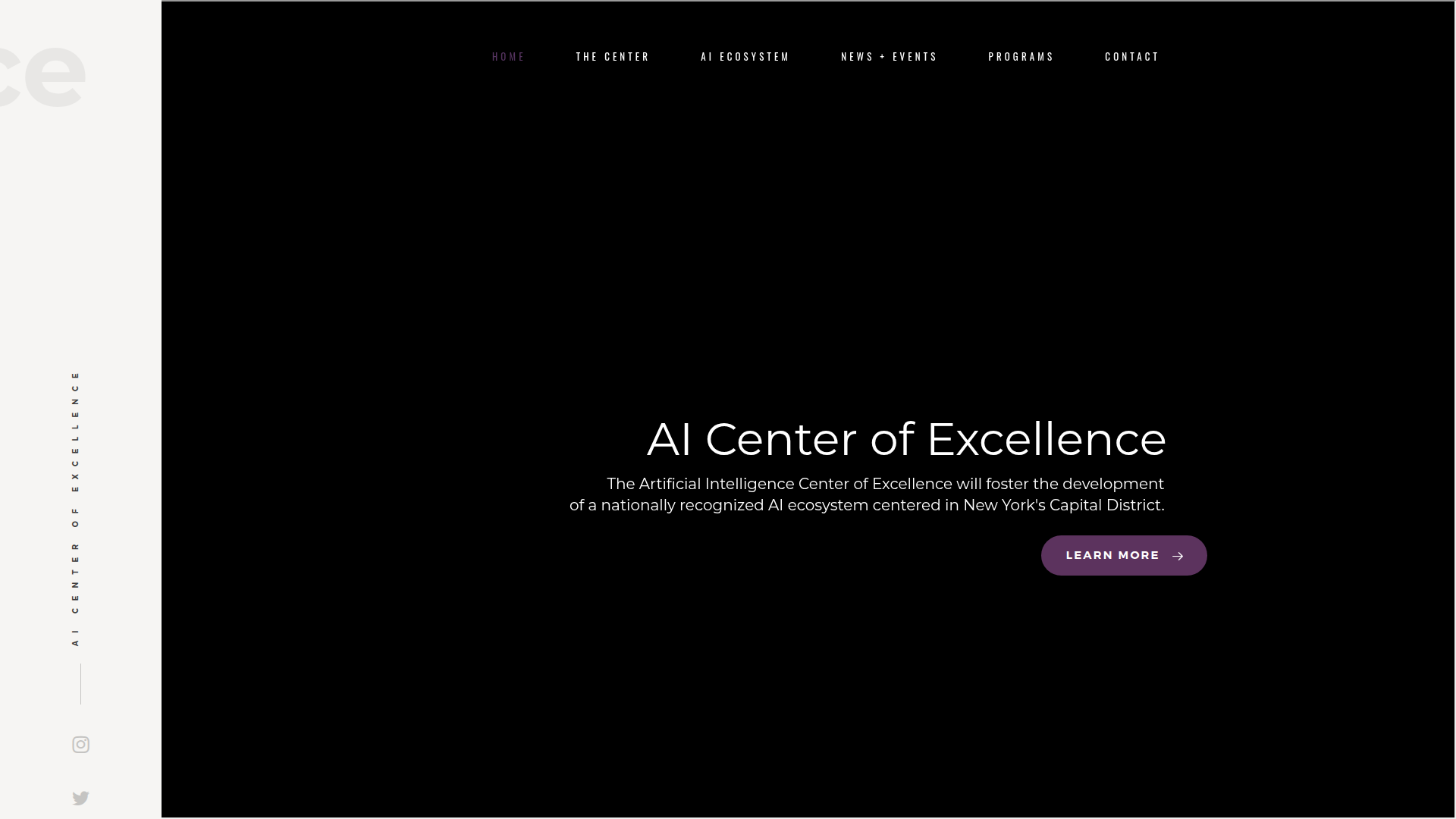 AI Center of Excellence screenshot