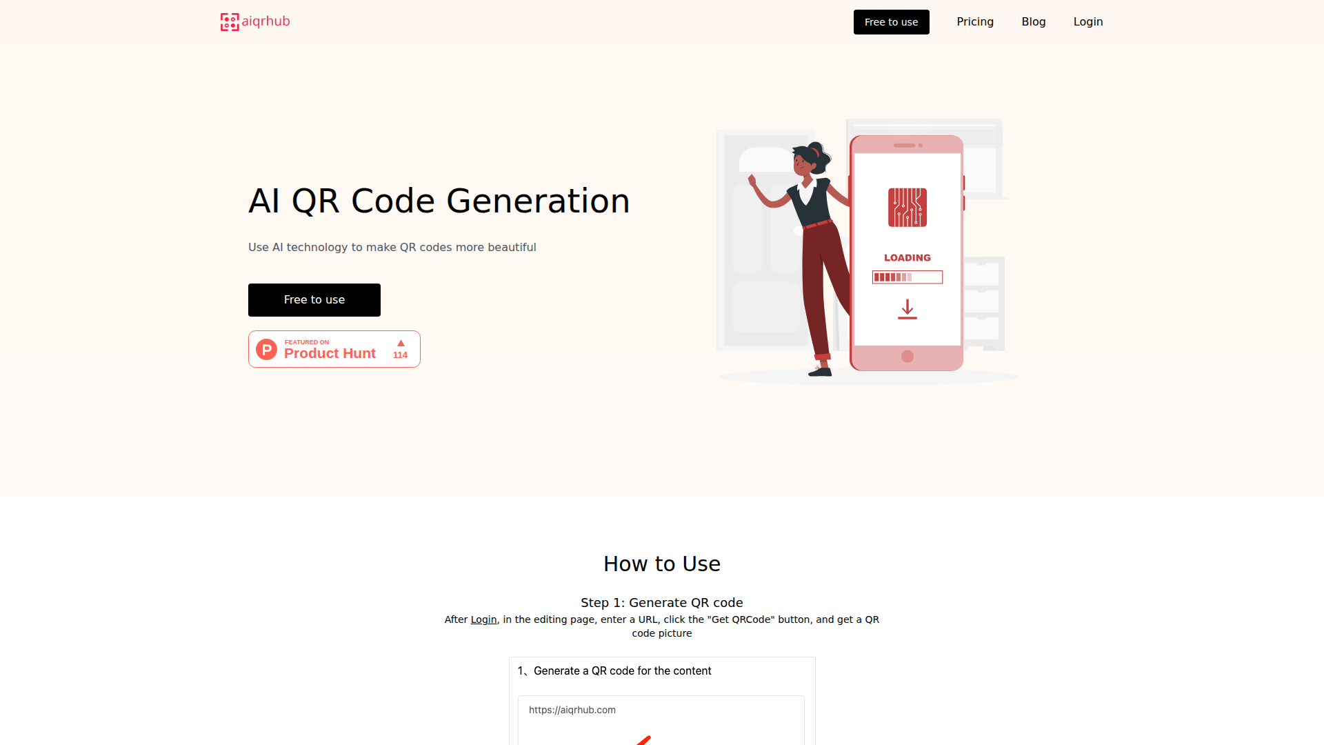 AIQRHub screenshot