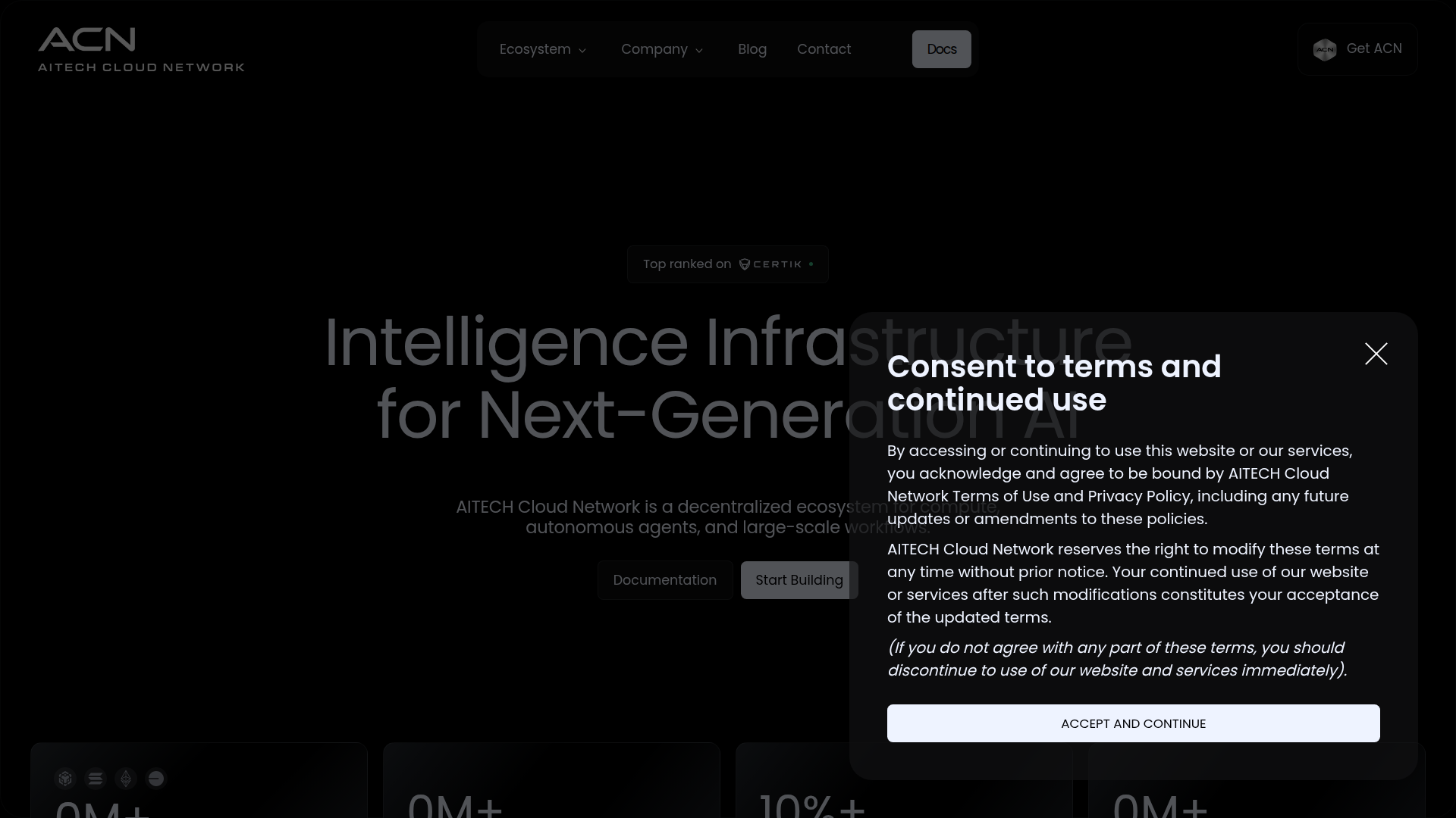 AITECH Cloud Network screenshot