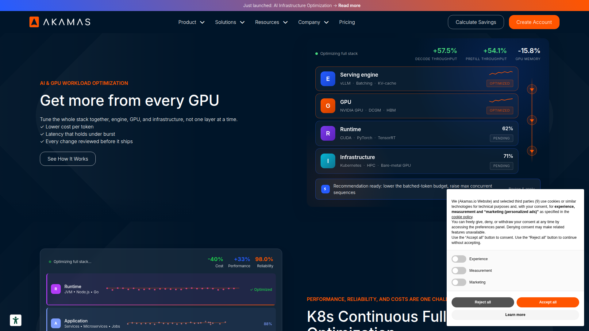 Akamas screenshot