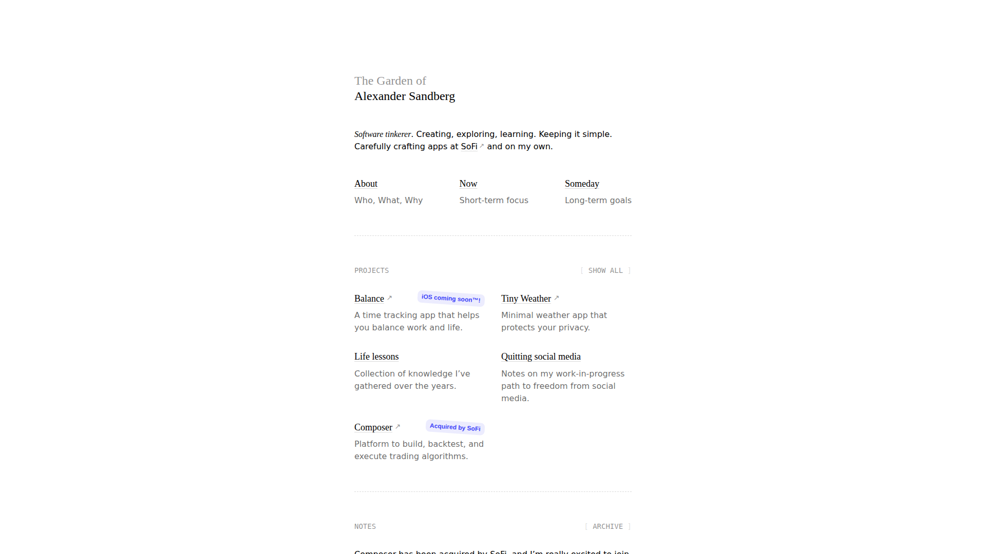 Alexander Sandberg screenshot