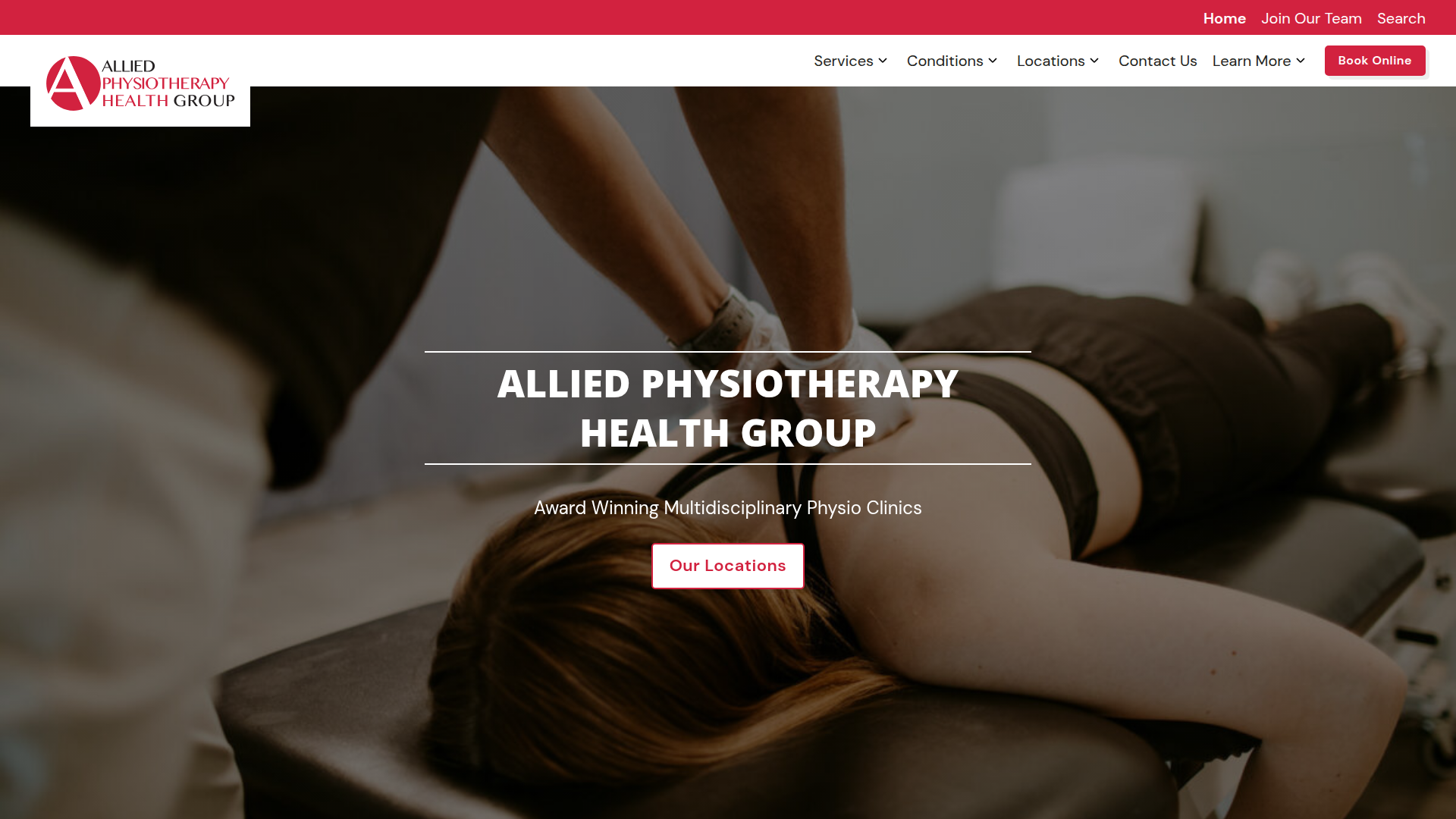 Allied Physiotherapy Health Group screenshot