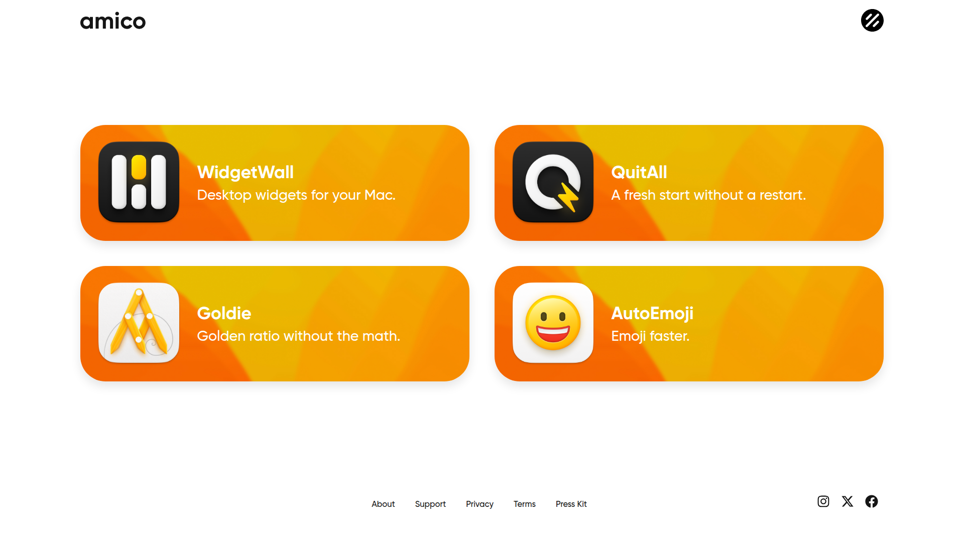 Amico Apps screenshot