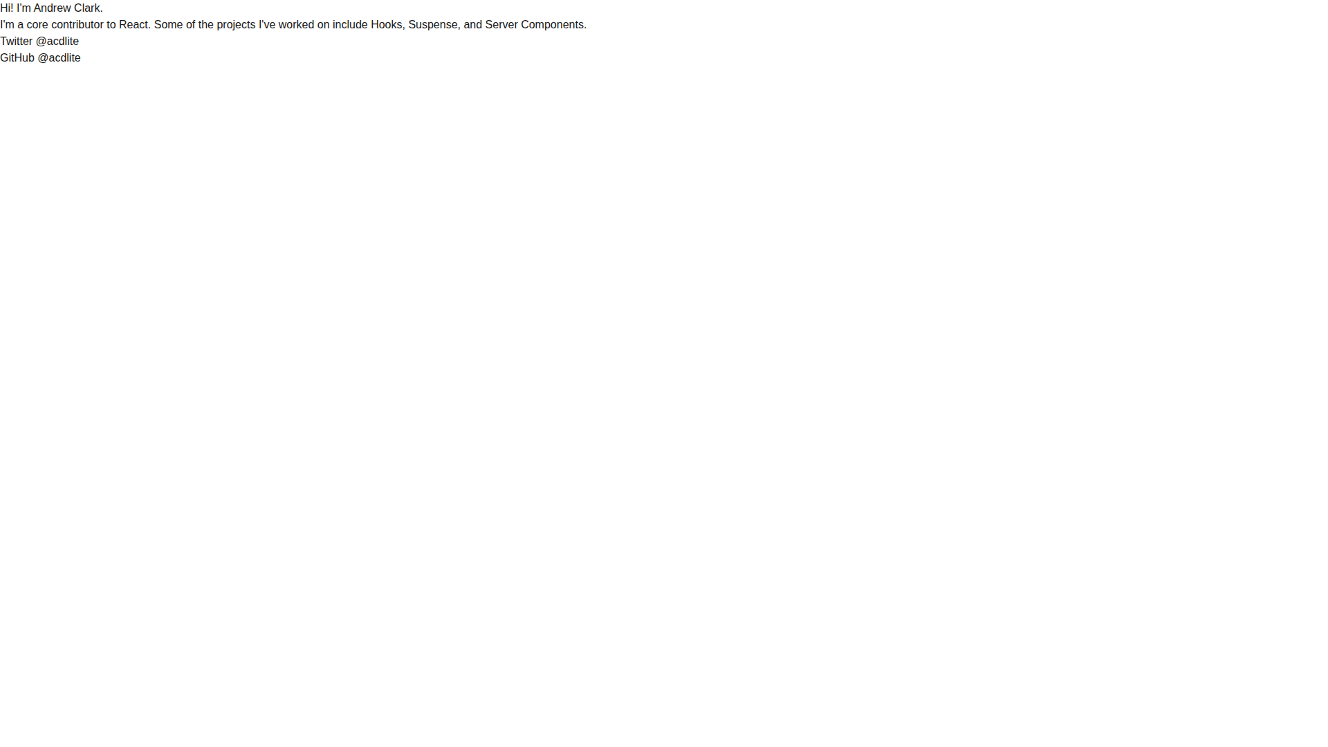 Andrew Clark screenshot