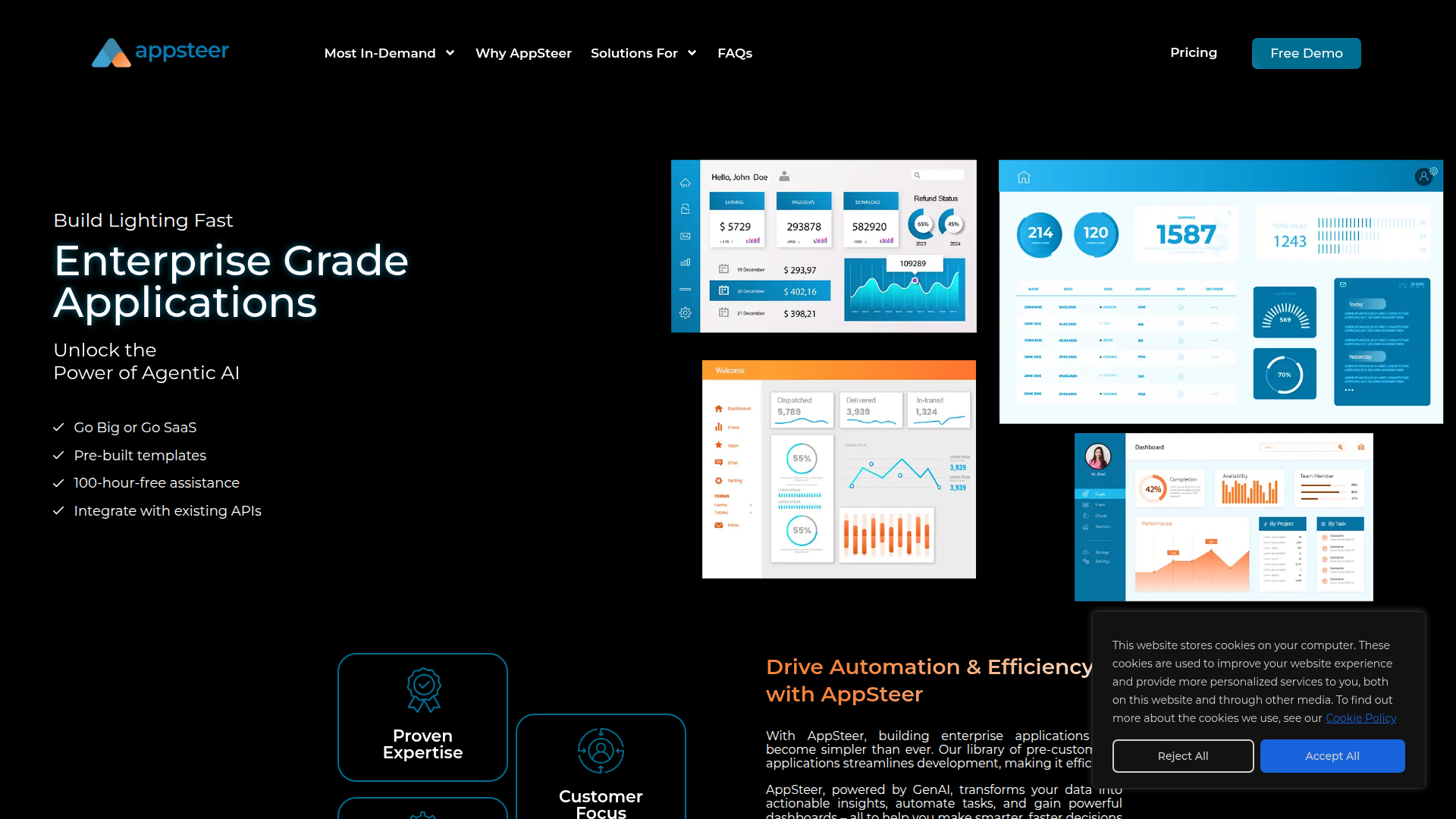 AppSteer screenshot