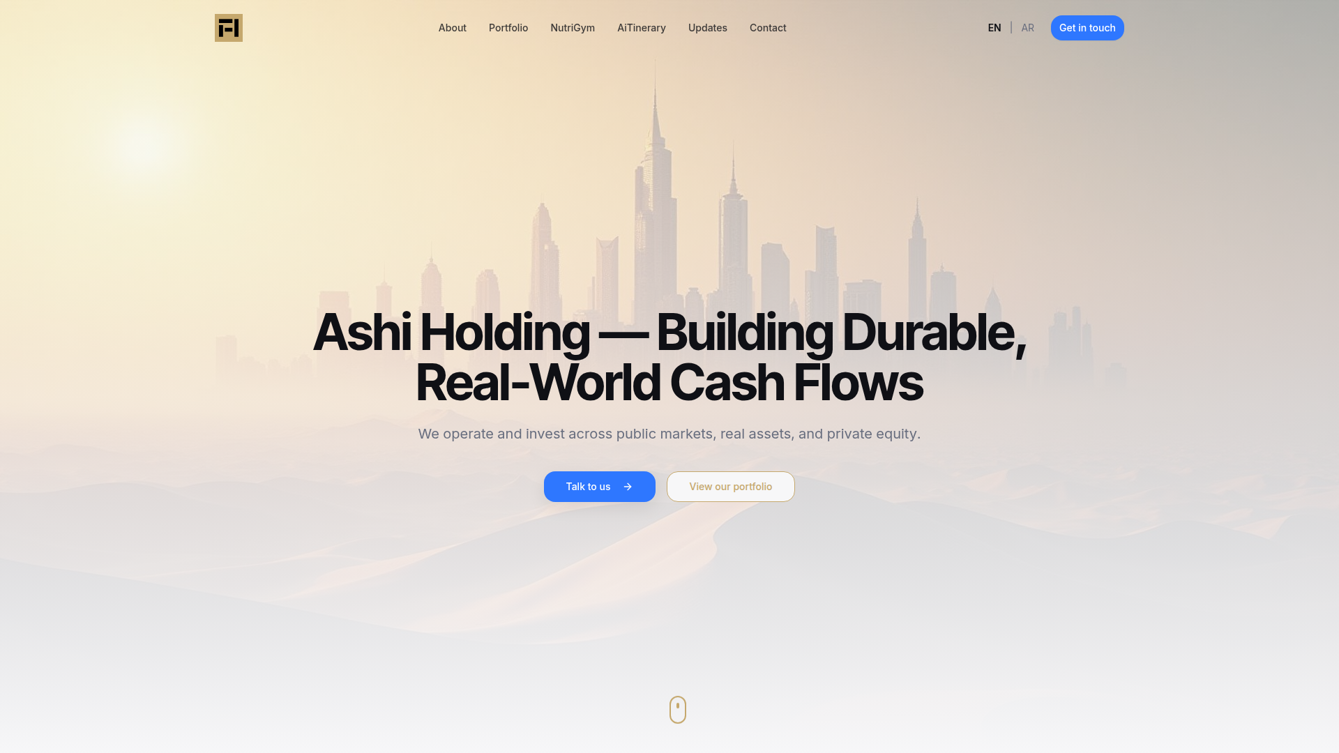 Ashi Holding screenshot