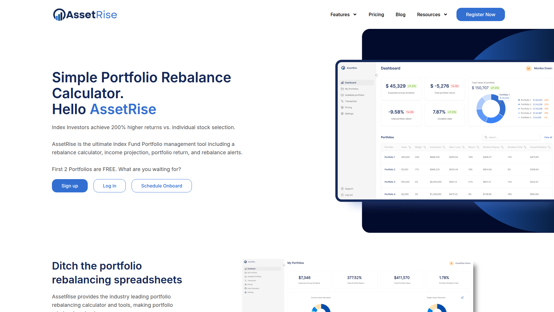 AssetRise screenshot