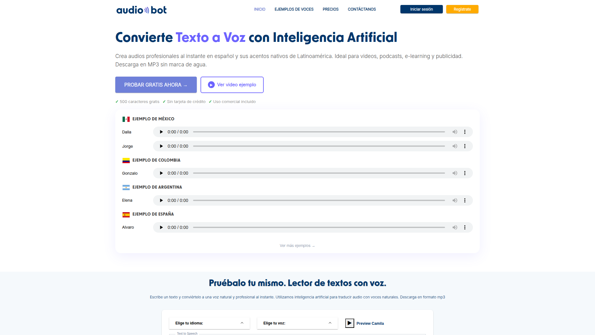 AudioBot screenshot