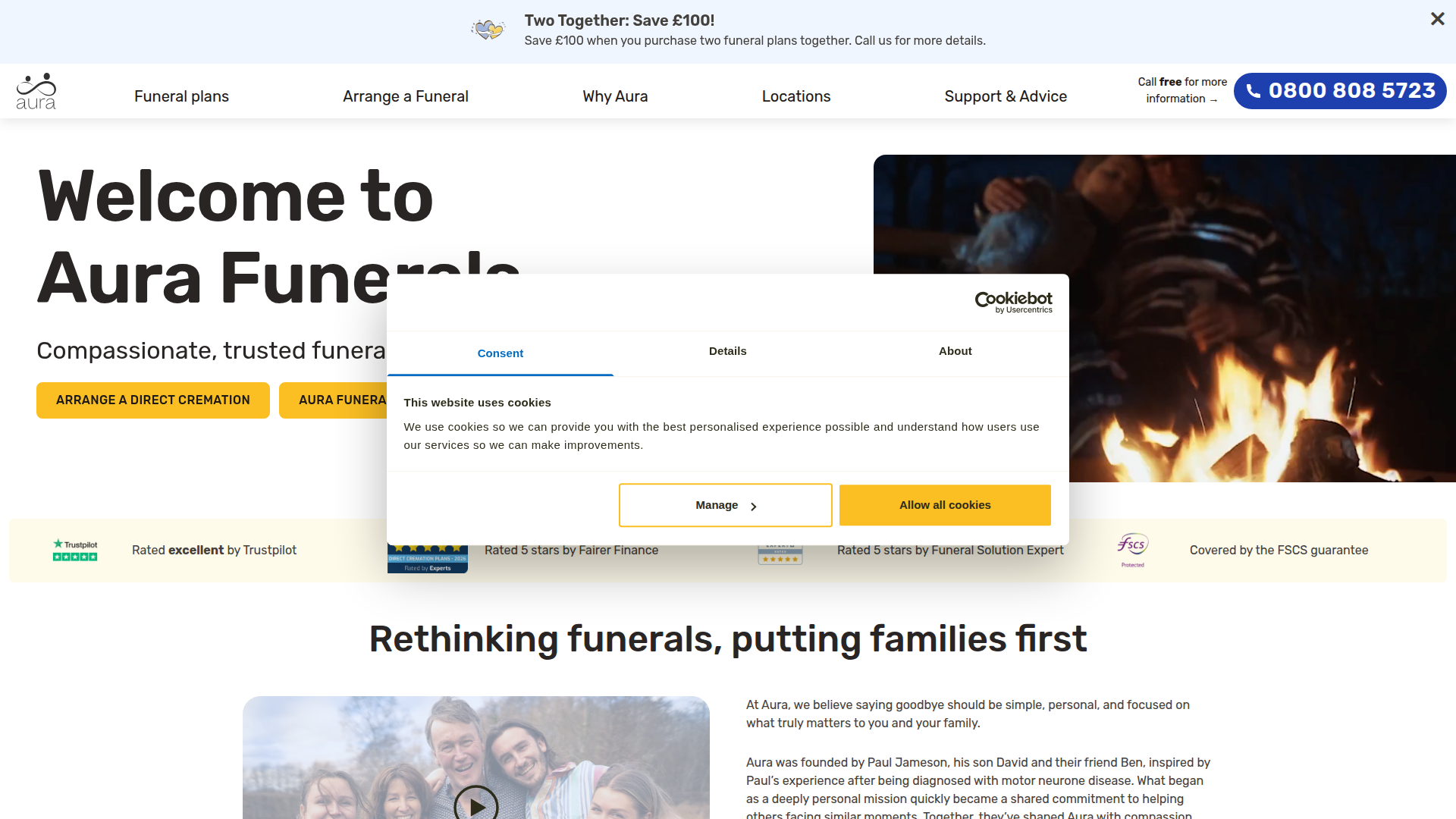Aura Funerals screenshot