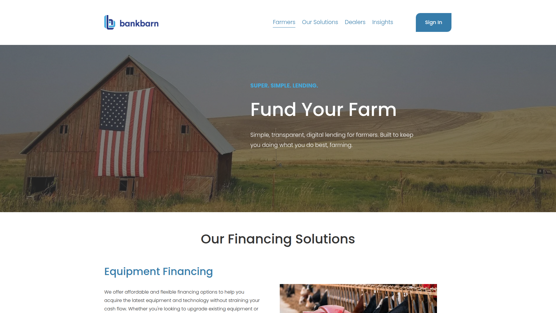 Bankbarn screenshot