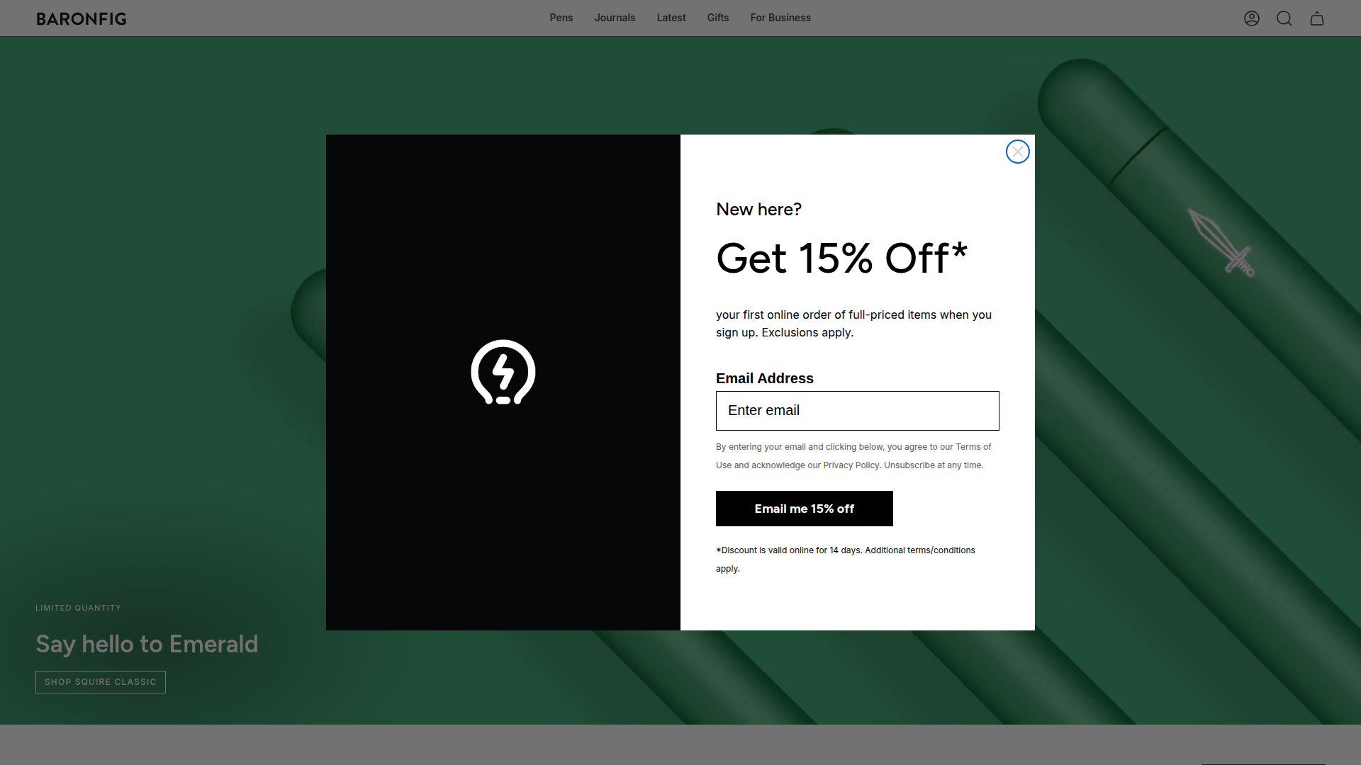 Baronfig screenshot