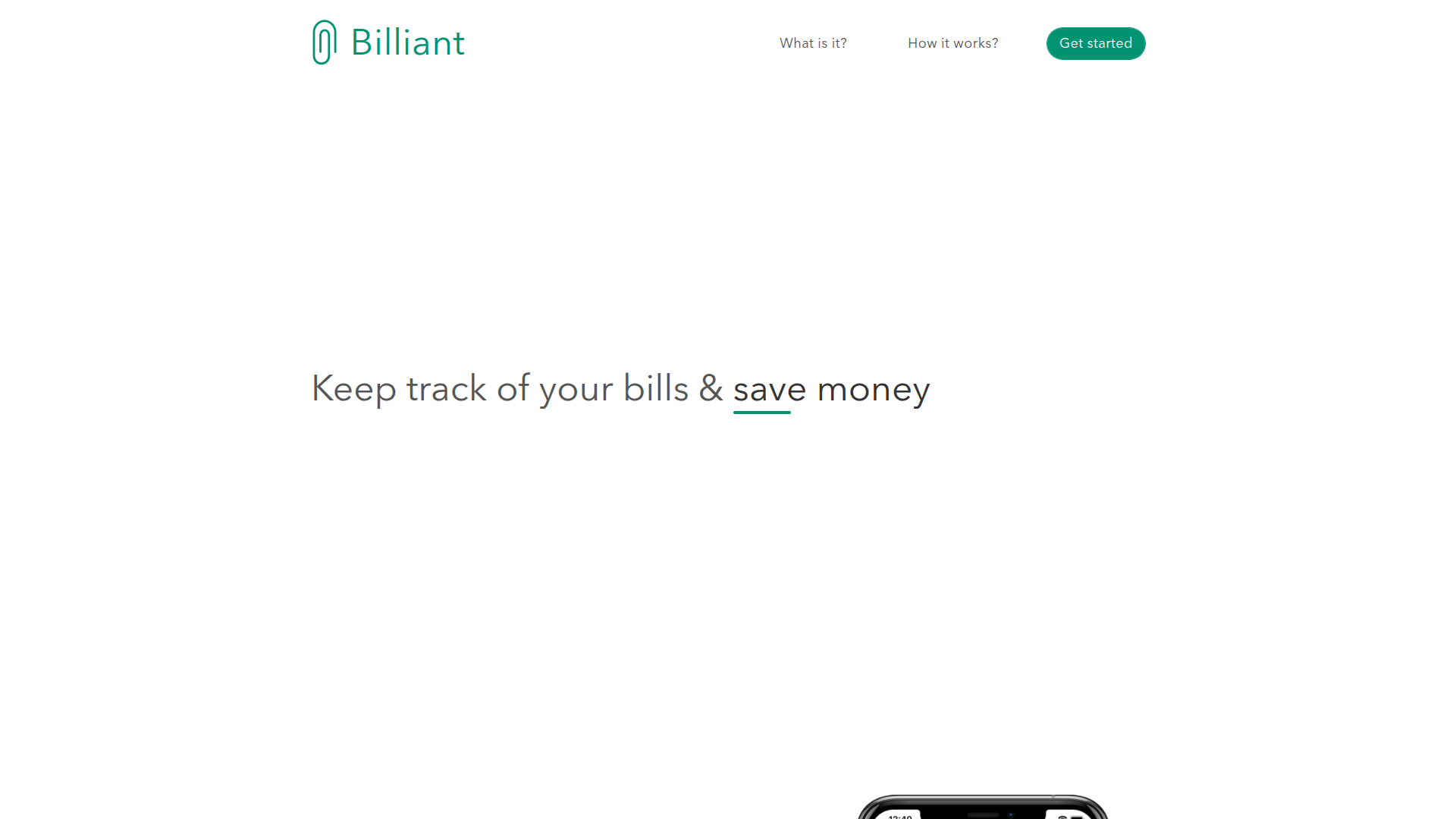 Billiant screenshot