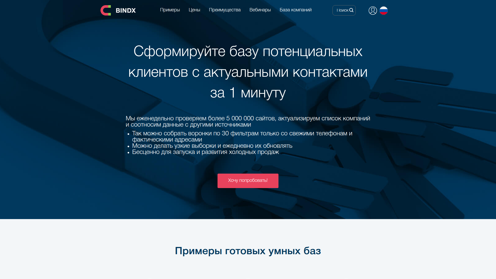 BINDX screenshot