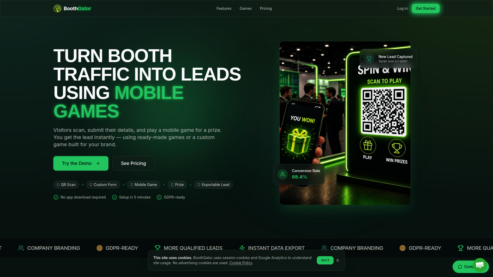 BoothGator screenshot
