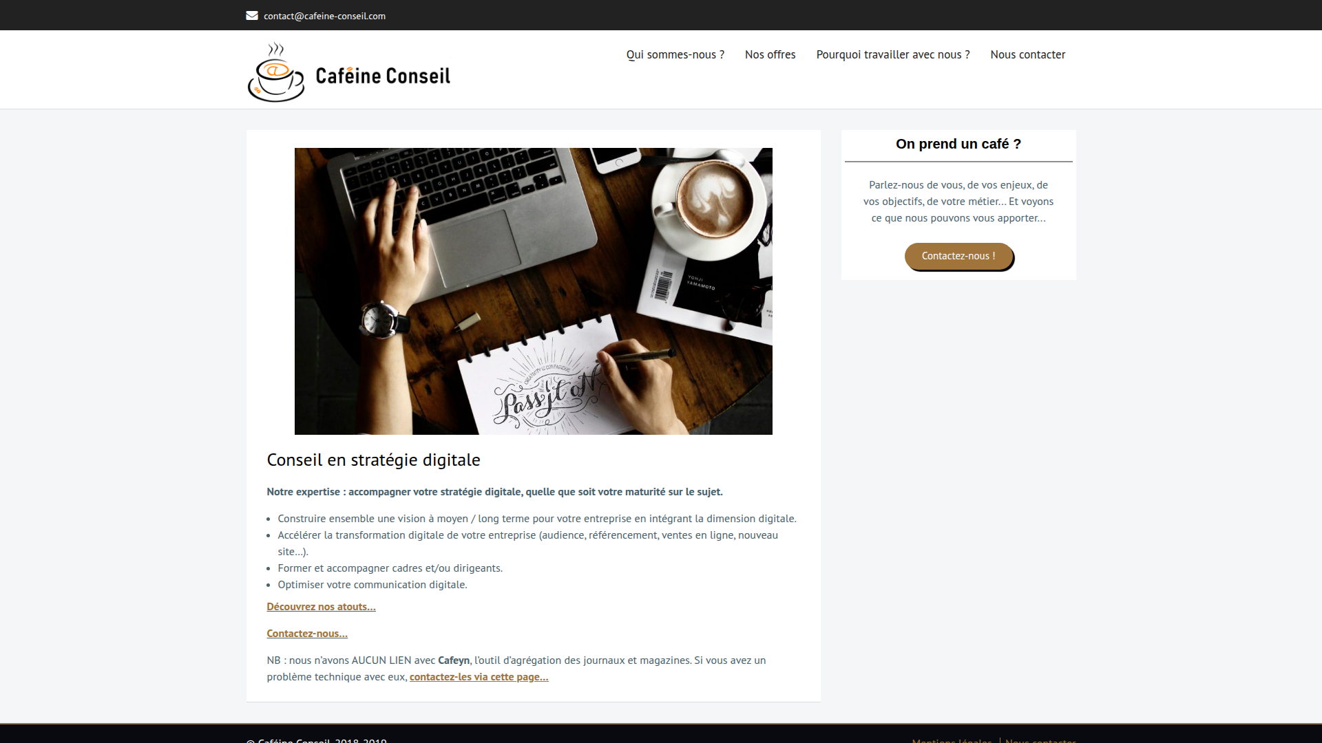 Caféine Conseil screenshot