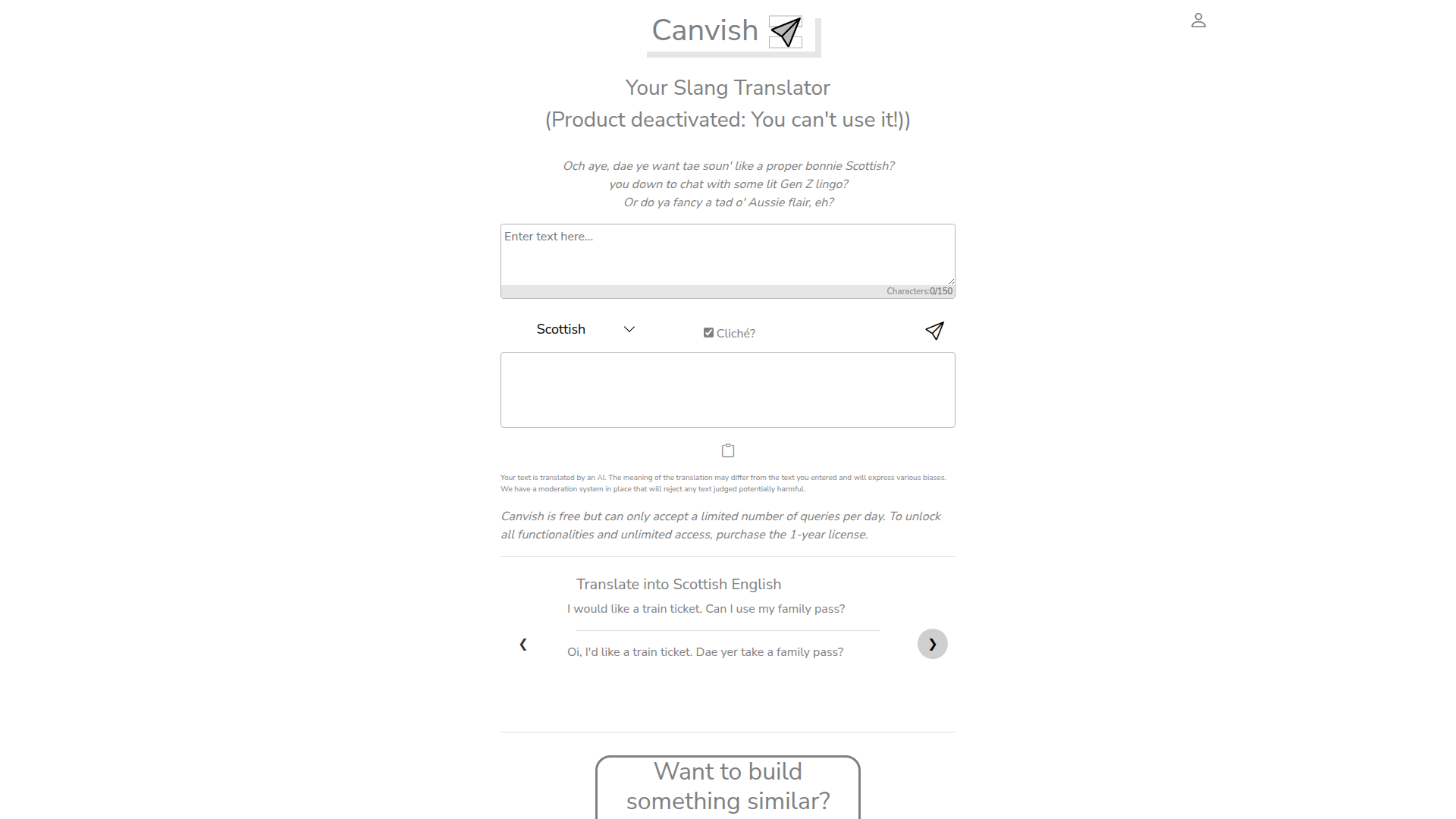 Canvish screenshot