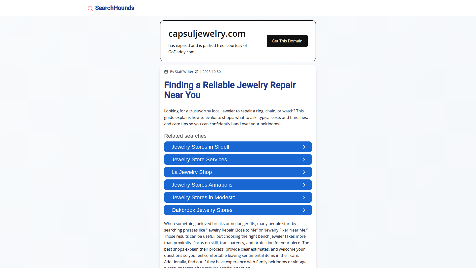 Capsul Jewelry screenshot