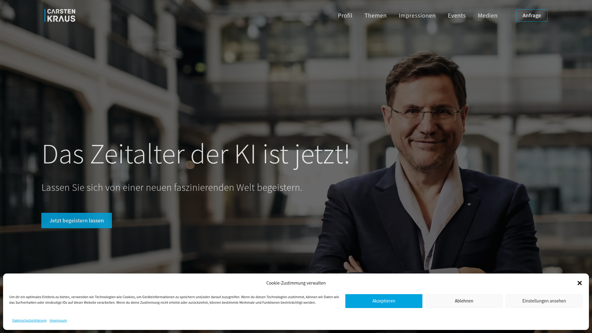 Carsten Kraus AI screenshot