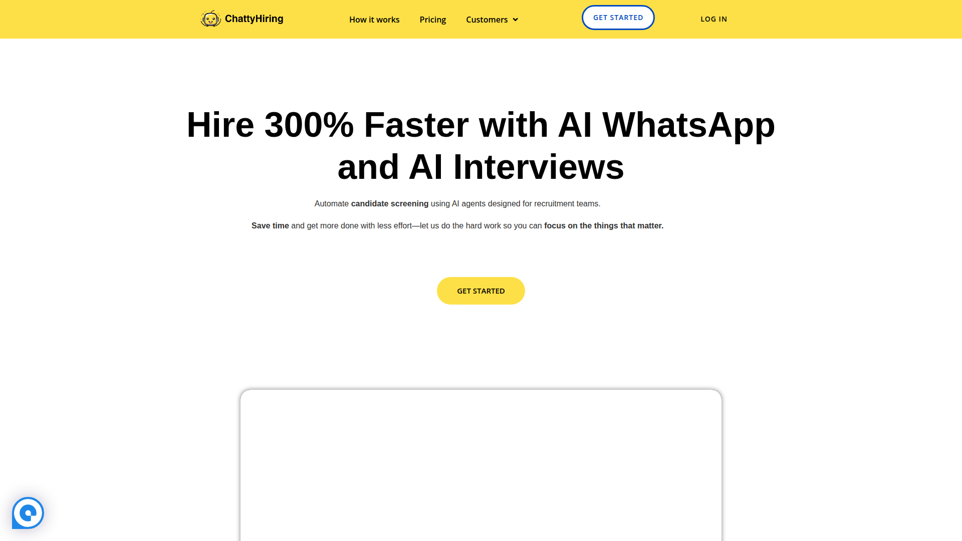 ChattyHiring screenshot