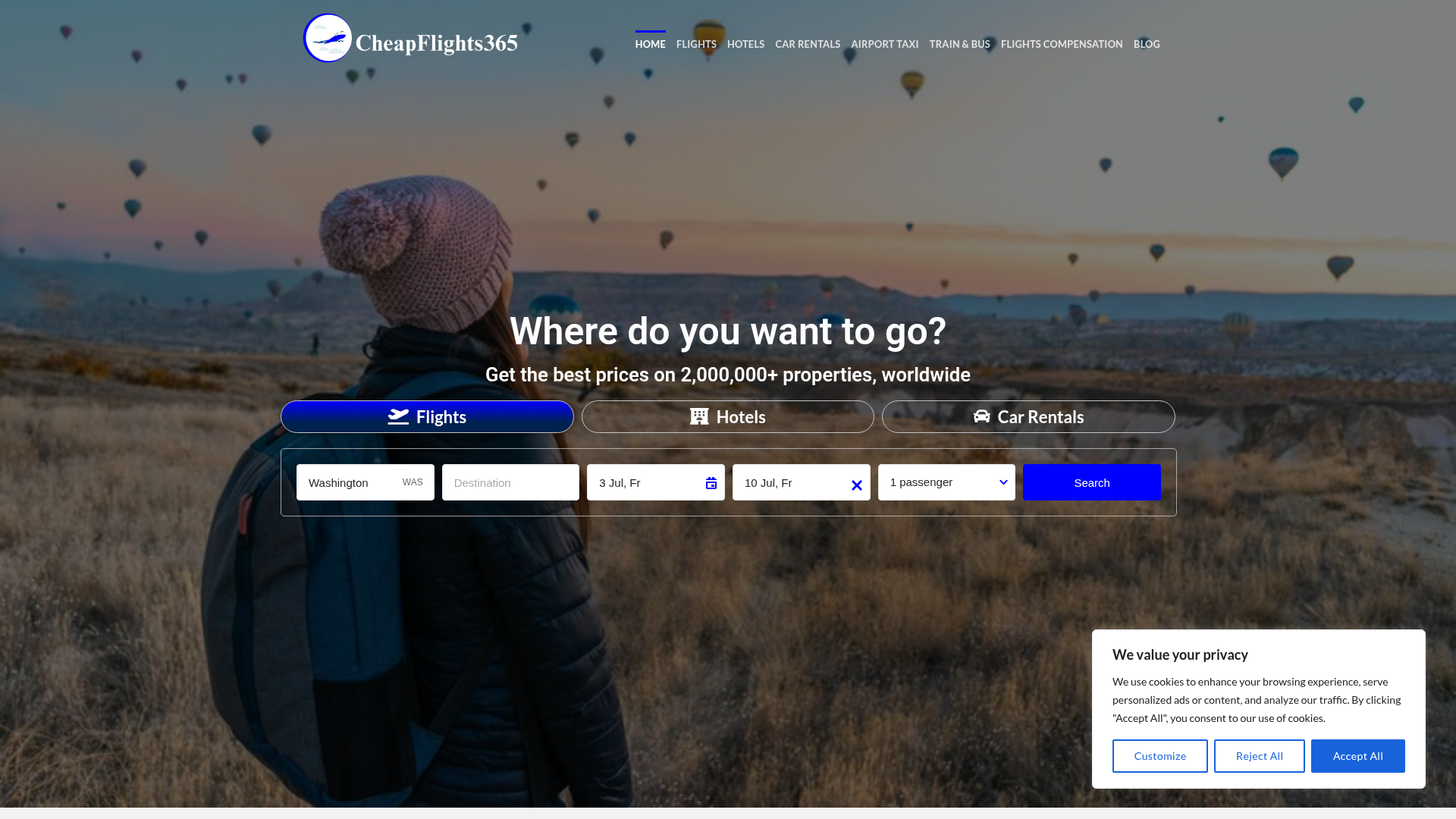 CheapFlights365 screenshot