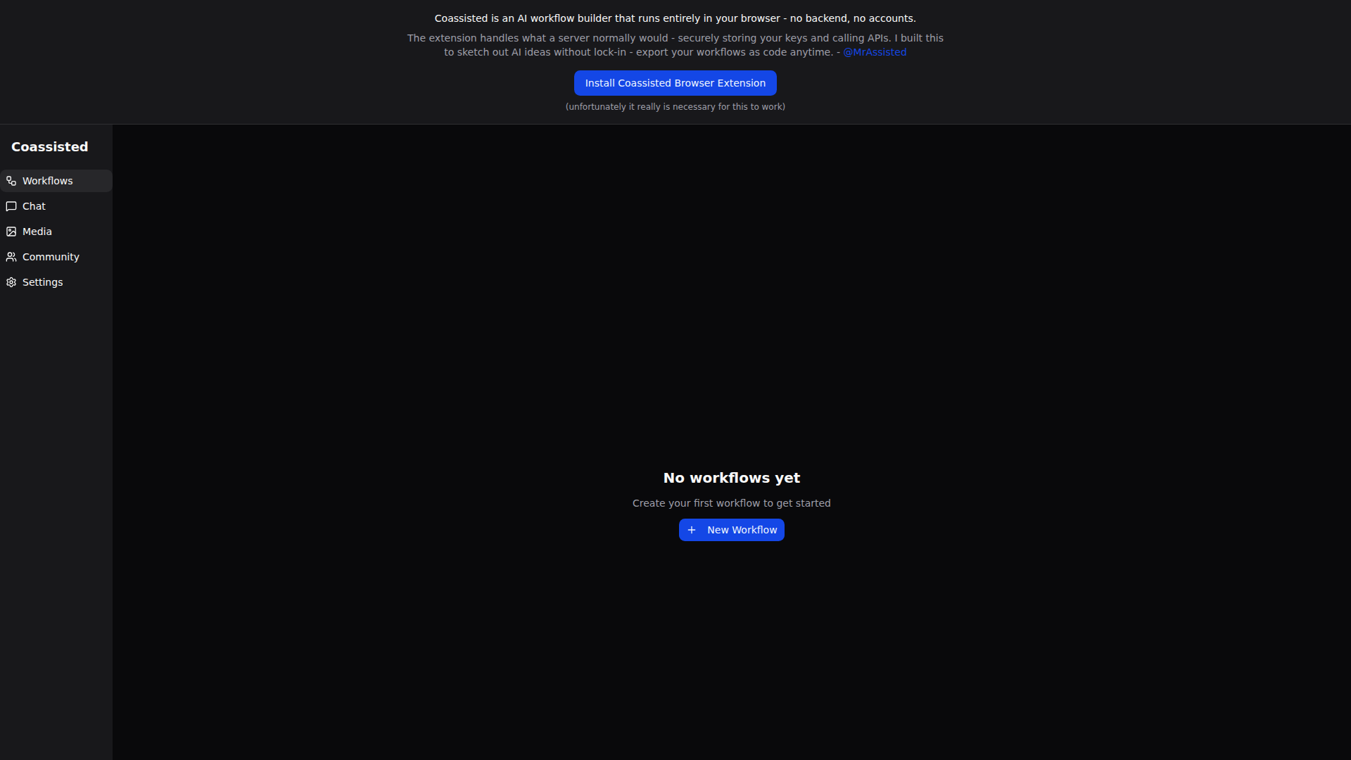 Coassisted screenshot