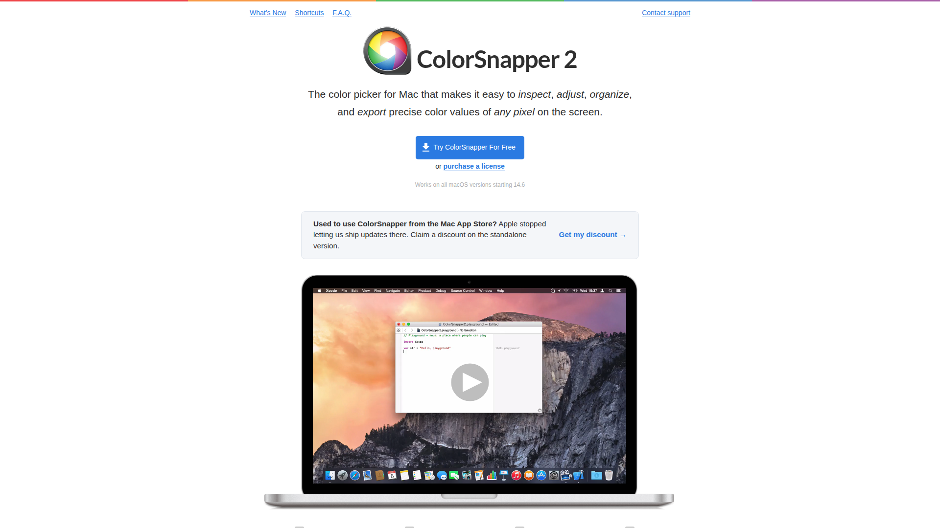ColorSnapper 2 screenshot