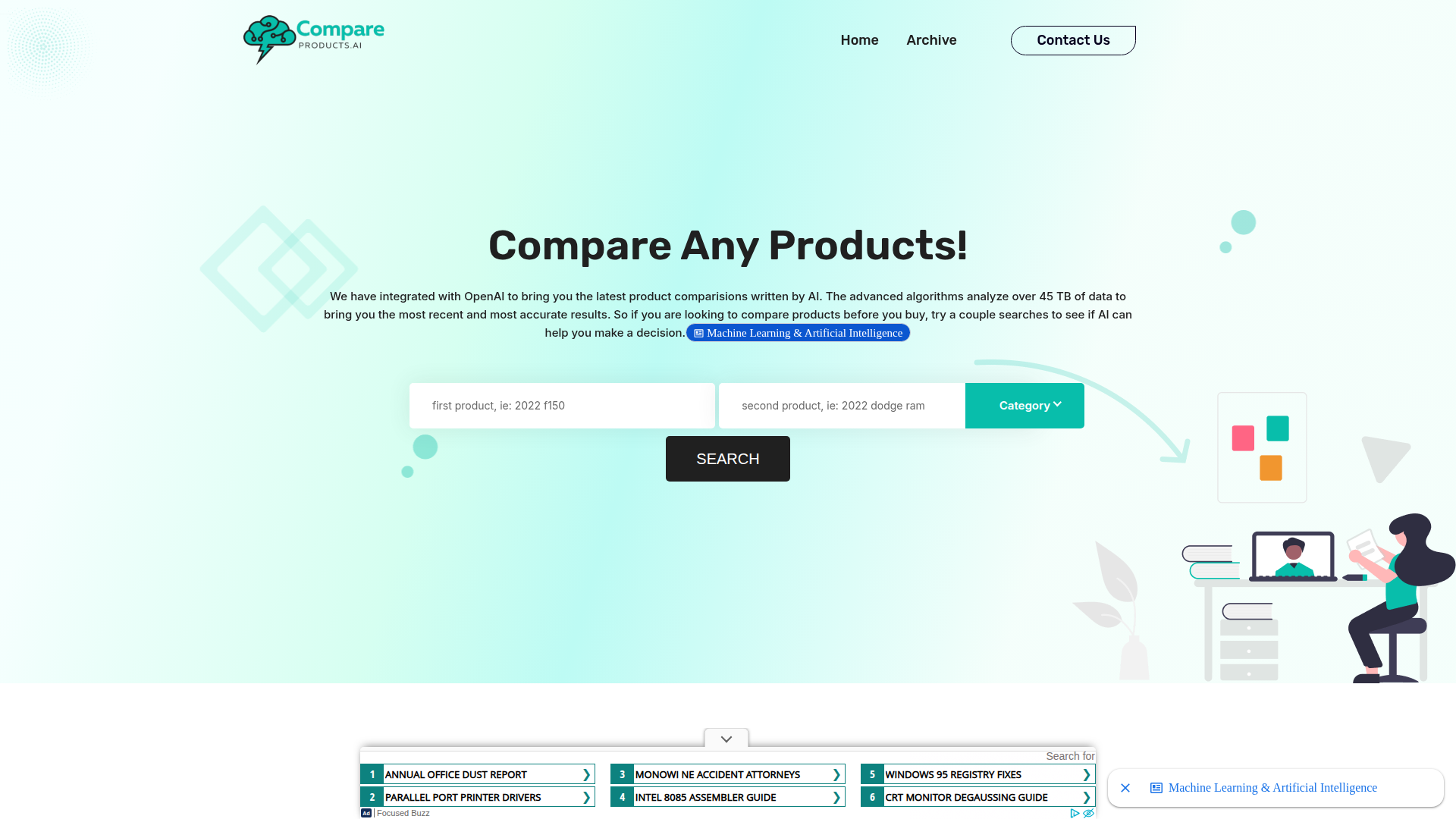 Compare Products screenshot