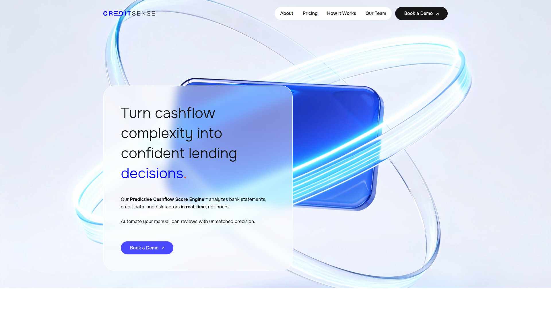 CreditSense screenshot