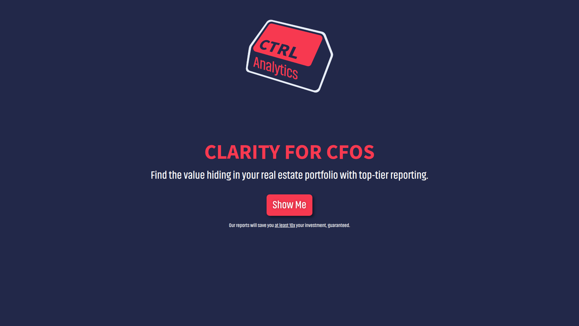 CTRL Analytics screenshot