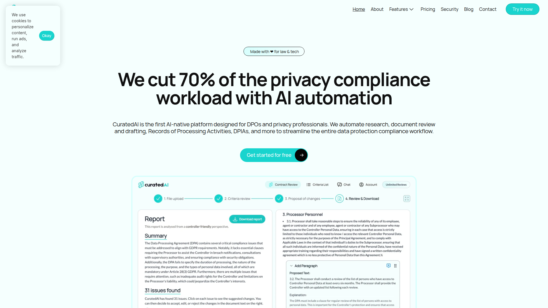 CuratedAI screenshot