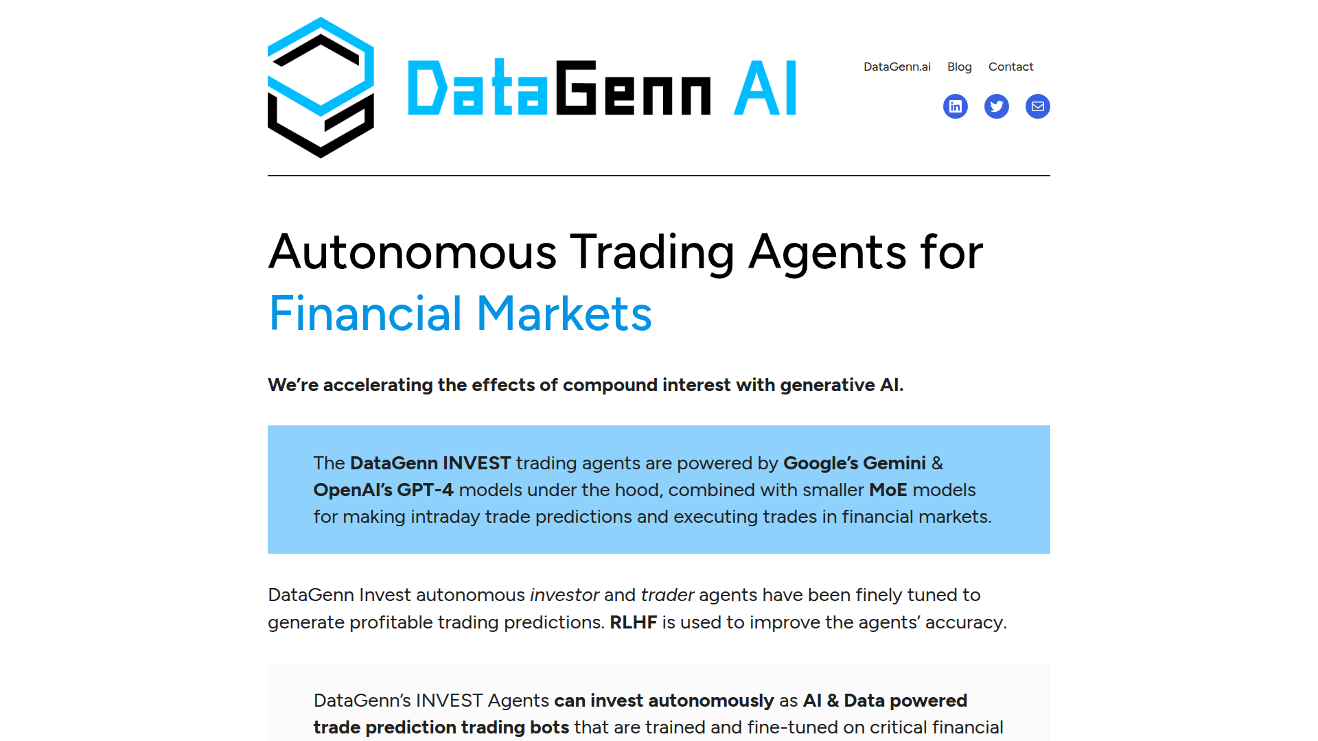 DataGenn AI screenshot