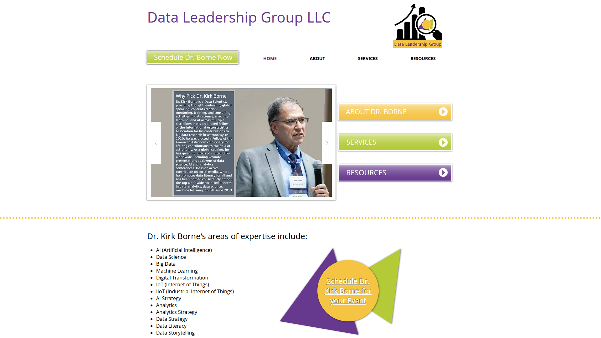Data Leadership Group screenshot