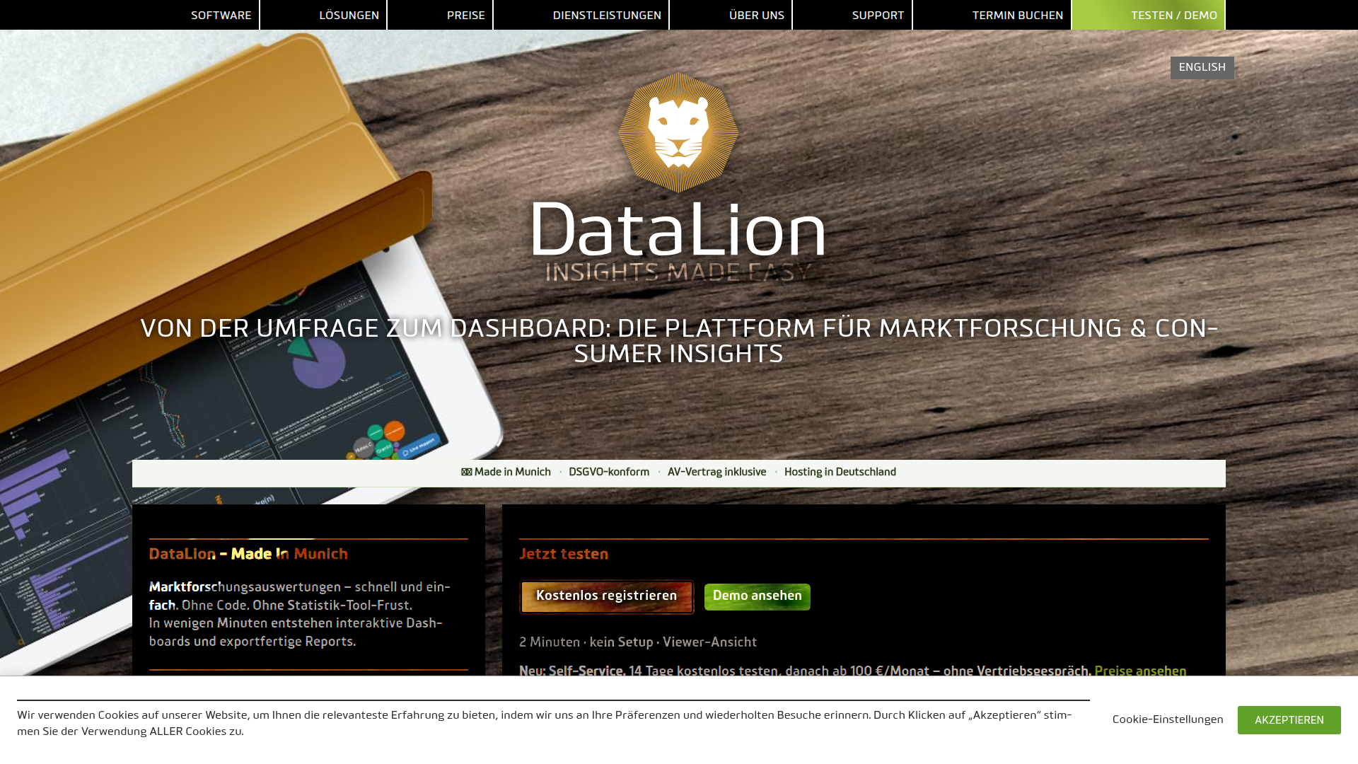 DataLion screenshot