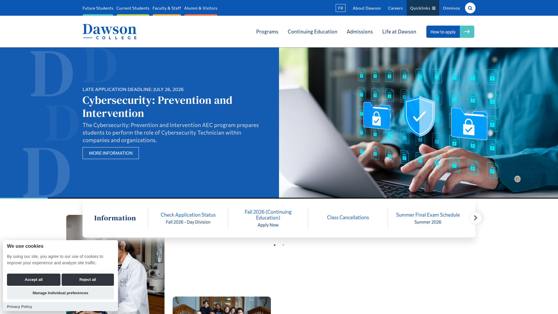 Dawson College screenshot