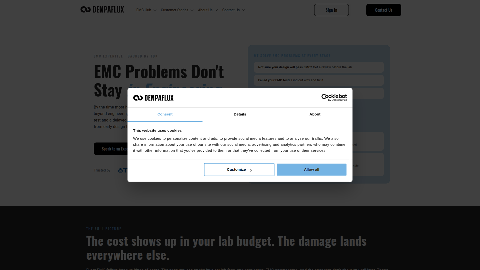 DENPAFLUX screenshot