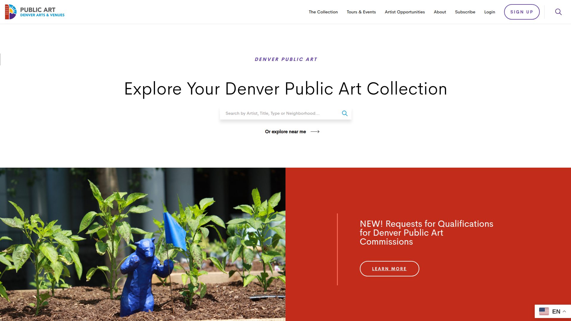 Denver Public Art screenshot