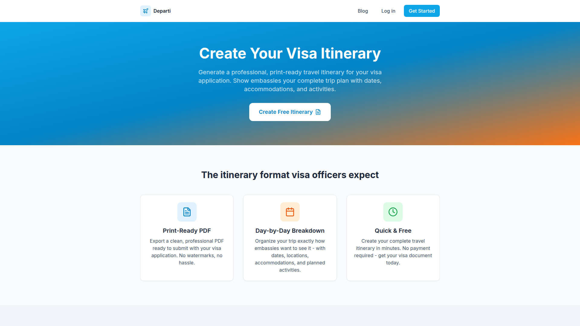 Departi screenshot