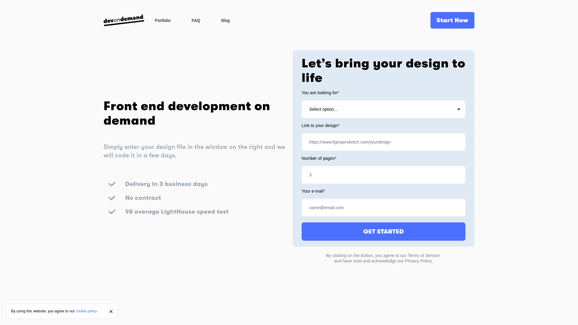 Dev On Demand screenshot