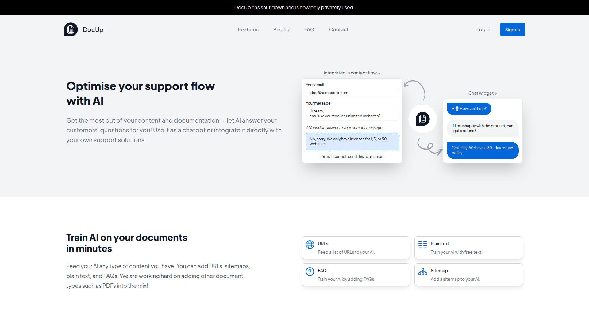 DocUp screenshot
