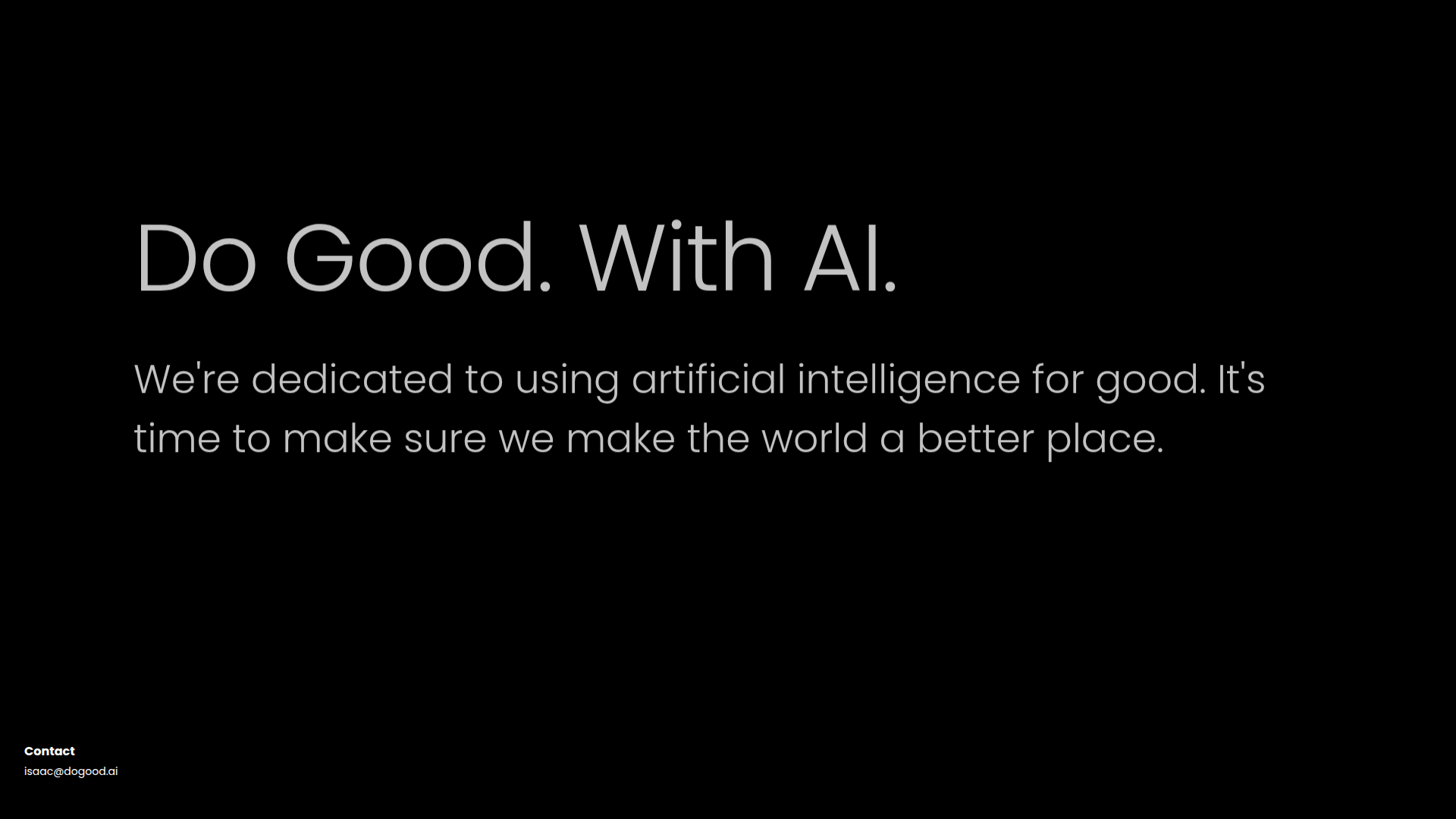 Do Good AI screenshot