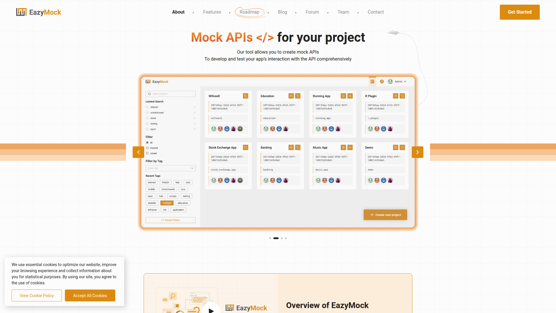 EazyMock screenshot
