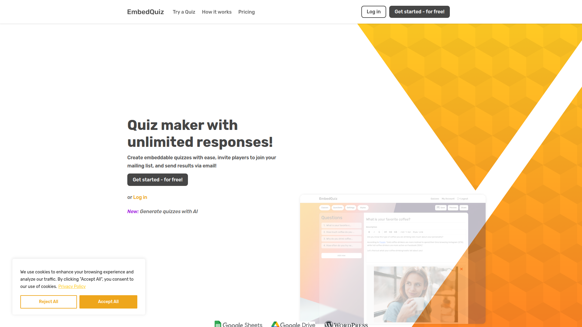 EmbedQuiz screenshot