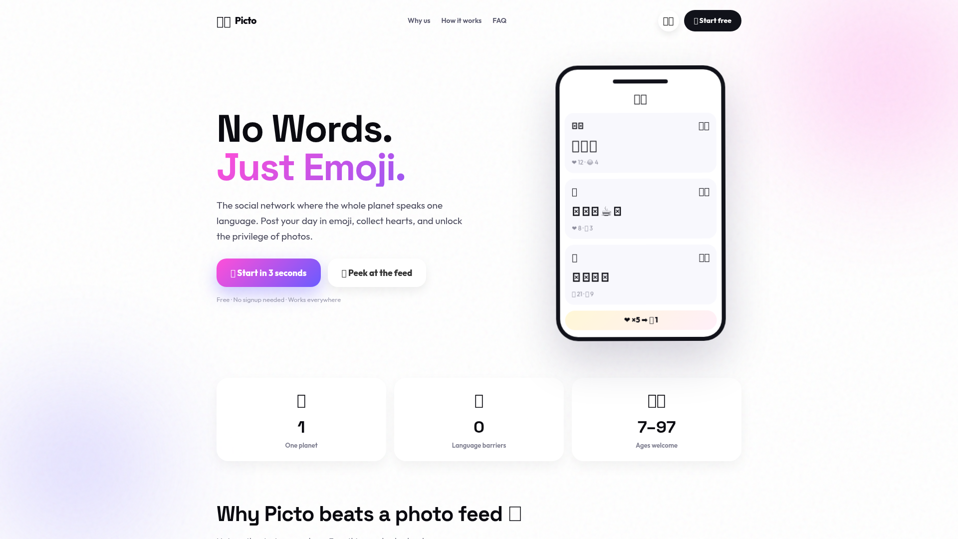 Picto screenshot