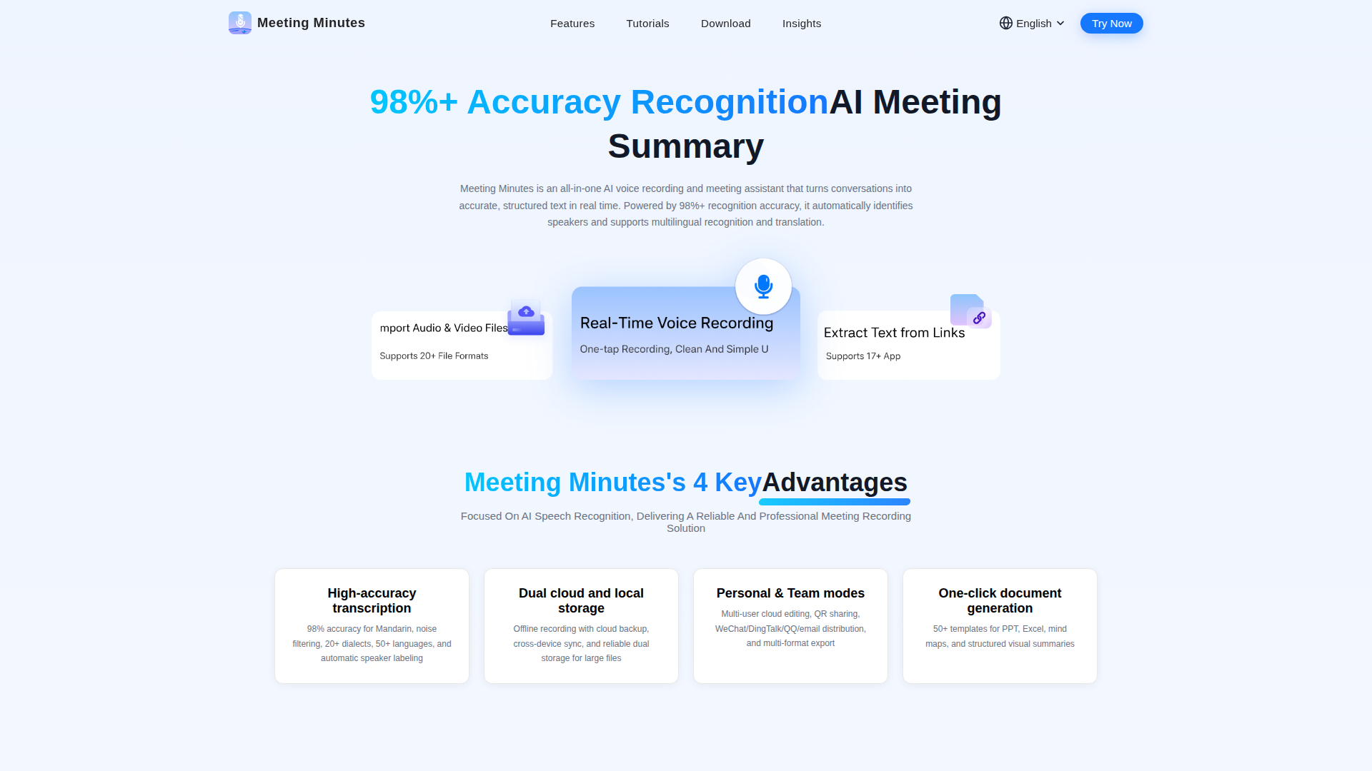 Meeting Minutes screenshot