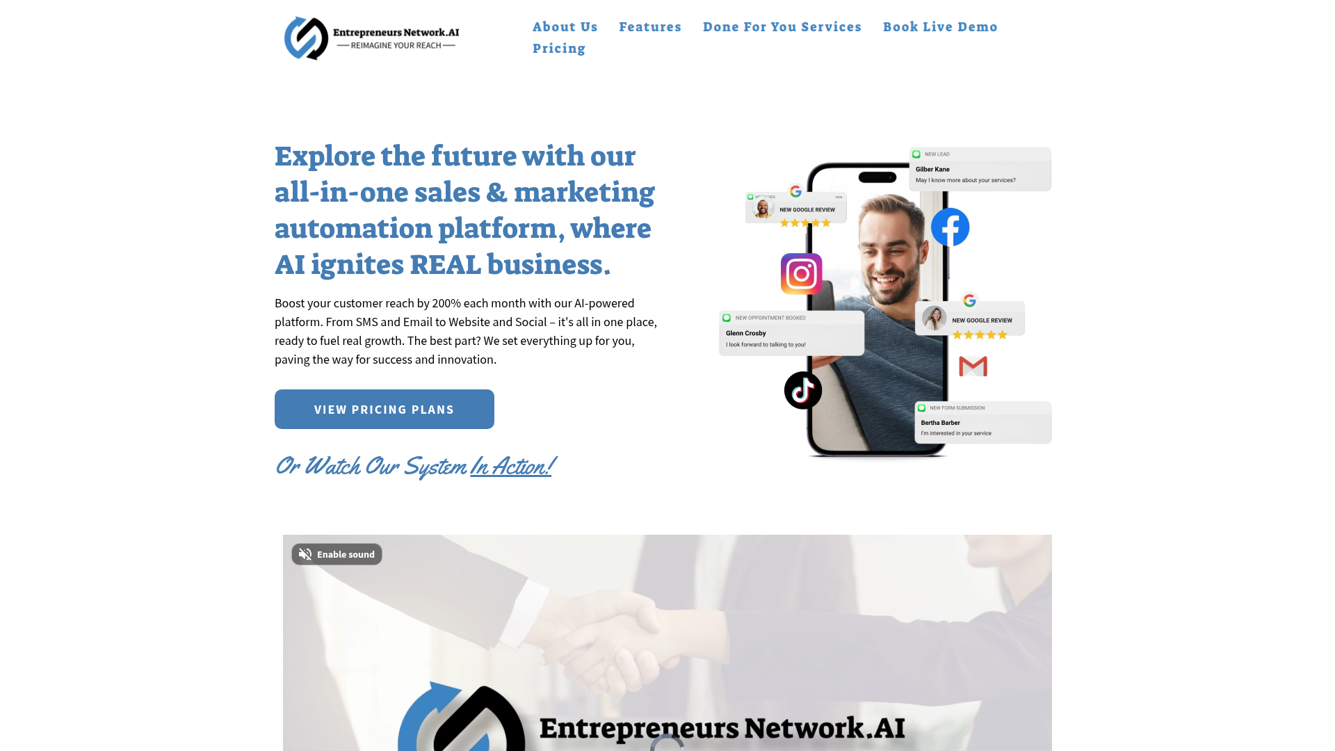 Entrepreneurs Network AI screenshot