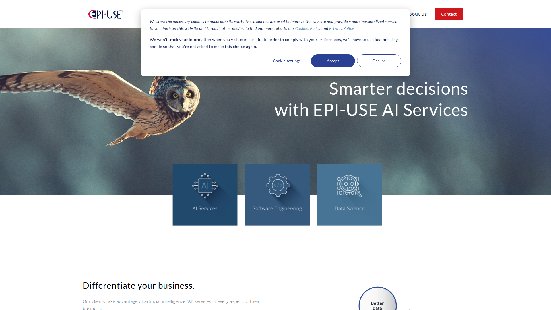 EPI-USE AI Services screenshot