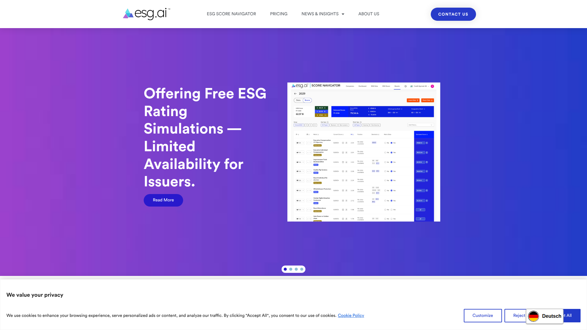ESG.ai screenshot