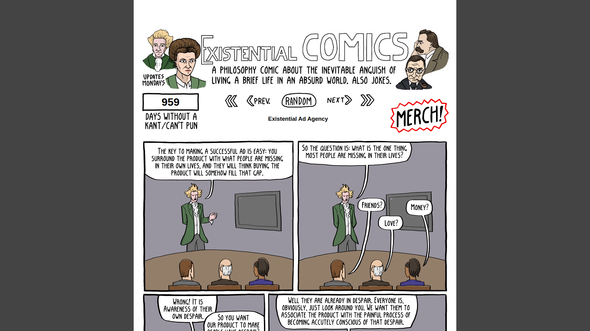 Existential Comics screenshot